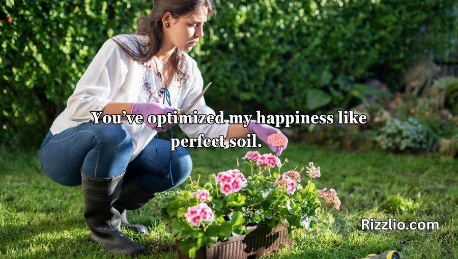 Garden Pick Up Lines