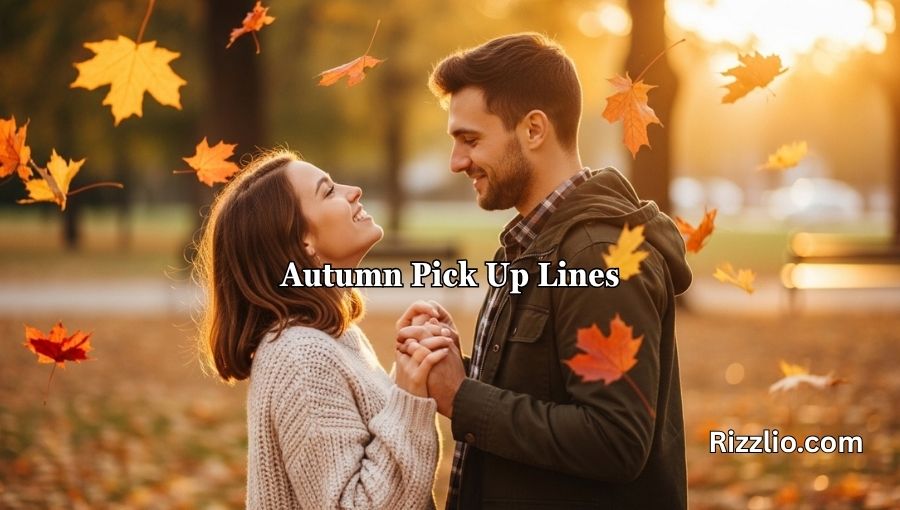 Autumn Pick Up Lines