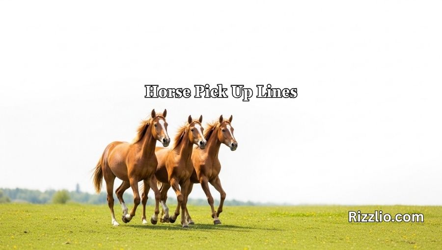 Horse Pick Up Lines