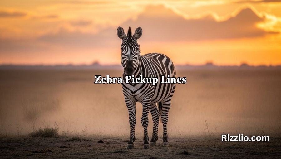 Zebra Pickup Lines