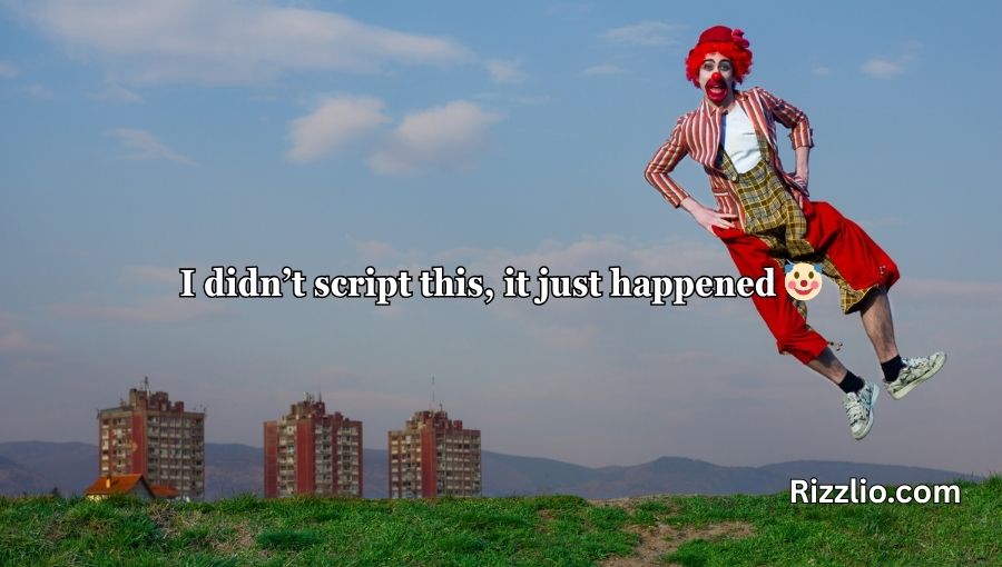 clown pick up lines