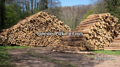 Forestry Pick Up Lines