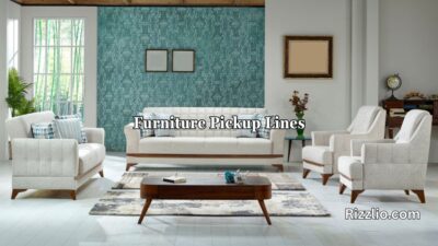 Furniture Pickup Lines