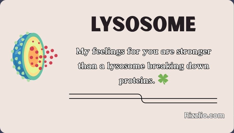 Lysosome Pick Up Lines